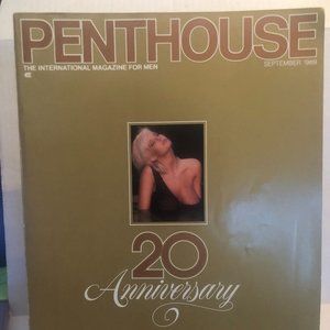 #2 Penthouse Vtg September 1989 20th ANNIVERSARY ISSUE (300 Pages) Like-New